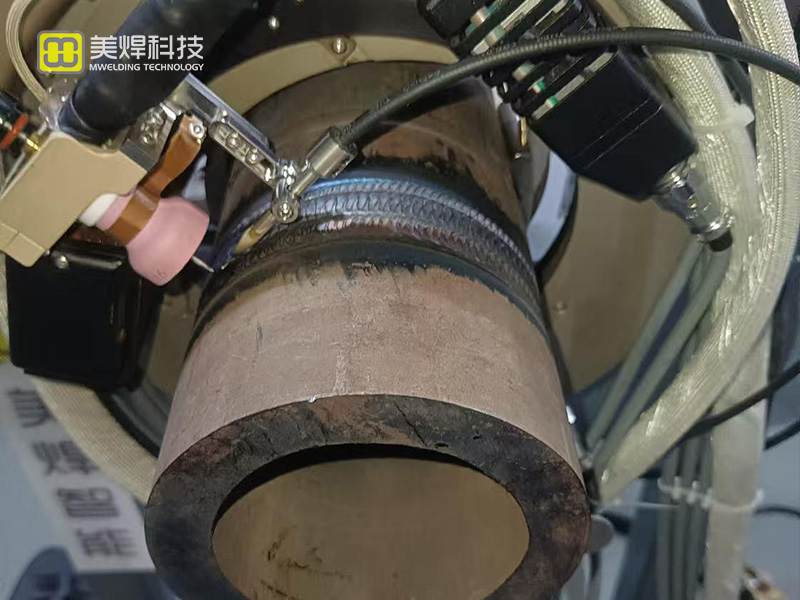 Why is a small heat input used for root welding? The MWG welding machine of Mwelding can automatical