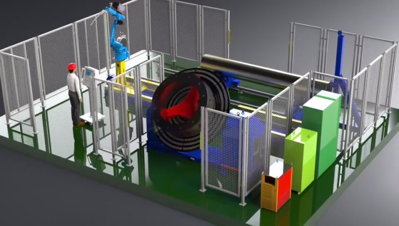 Mwelding Technology - Animation Demonstration of Pipeline Inner Wall Surfacing System