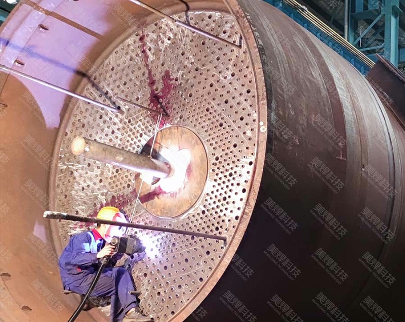 Tube Plate Welding Machine  Tube Plate Welding Applied to Hunan Heat Exchanger Industry Projects