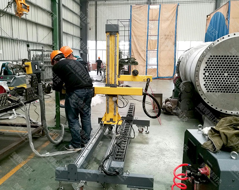 Application of Full Position Tube Plate Welding Machine in Shandong Heat Exchanger Industry Project